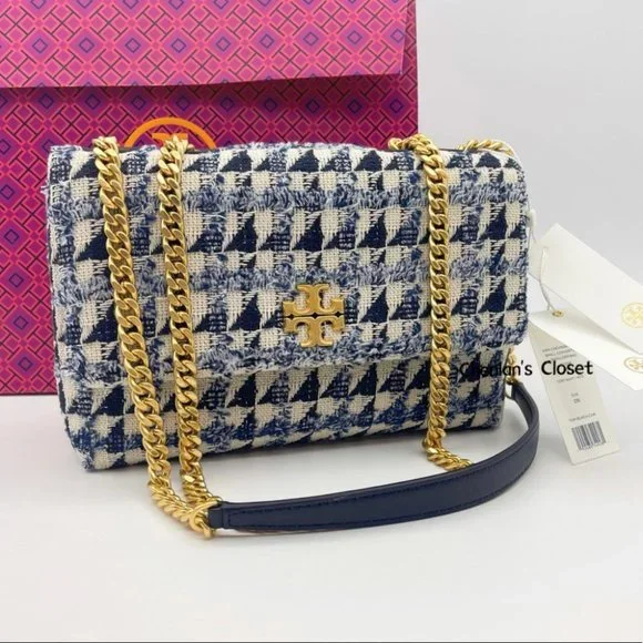 ✨NeW! Tory Burch Kira Tweeted Small Shoulder Bag - Picture 4 of 17
